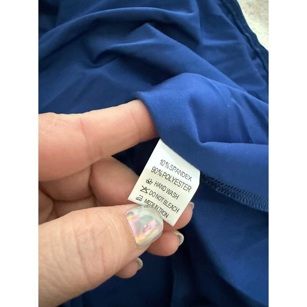 Form Fitting Blue Dress By OYS Size XLarge - Picture 4 of 5